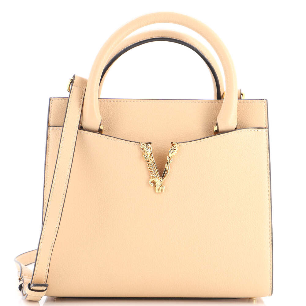Versace Medium Virtus Front Pocket Tote